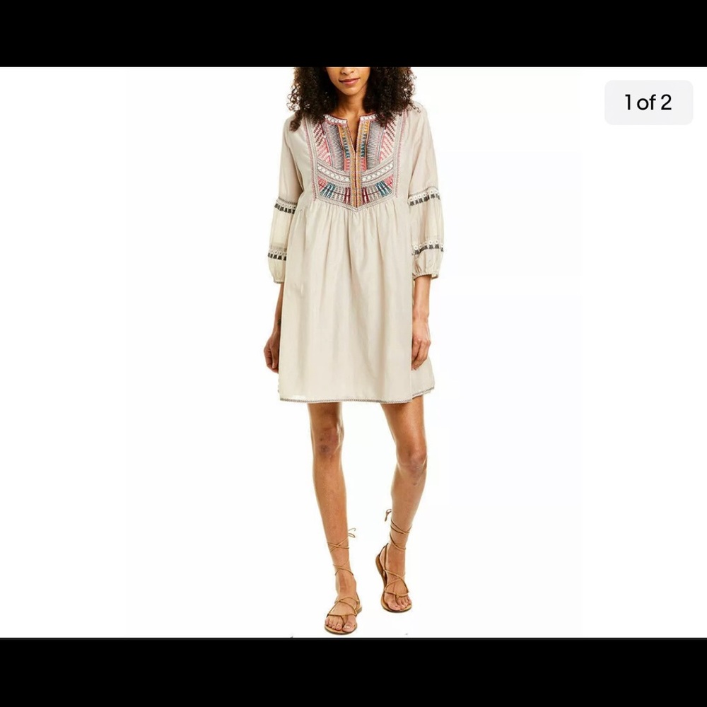 Johnny Was Workshop Gaia Paris Dress Medium